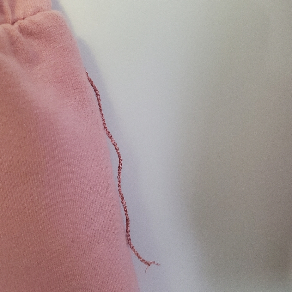 Eloquii Pink Sweatshirt Dress with belt size 20W - Picture 3 of 5